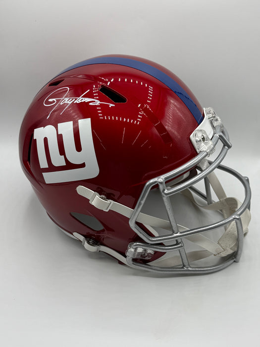 Lawrence Taylor Autographed NY Giants Full Size "Flash" Replica Helmet (JSA)