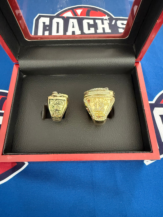 Tampa Bay Buccaneers 2pc Replica Super Bowl Rin Set with Display Box