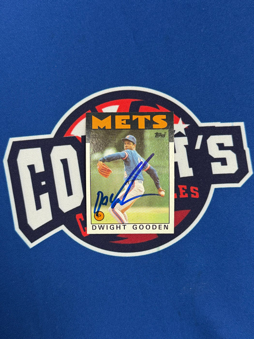 Dwight “Doc” Gooden Autographed 1986 Topps Base Card (GTP)