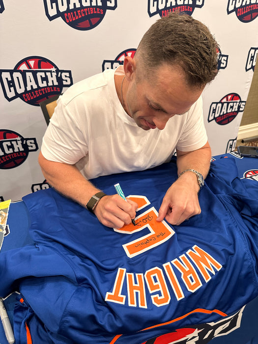 David Wright Autographed NY Mets CUSTOM Blue Jersey (JSA)