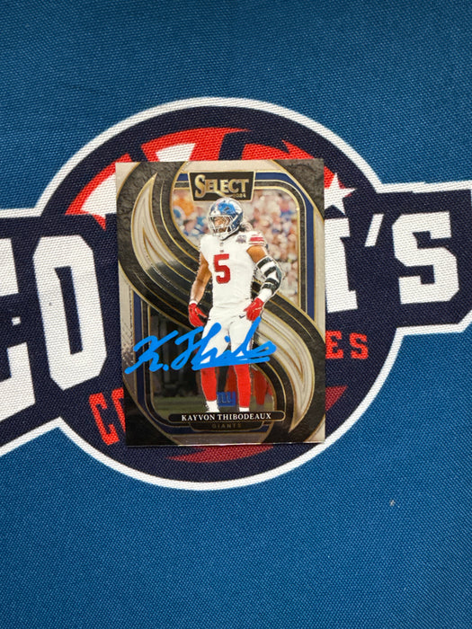 Kayvon Thibodeaux Autographed 2024 Panini Select #175 Card (GTP)