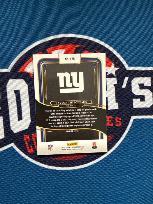 Kayvon Thibodeaux Autographed 2024 Panini Select #175 Card (GTP)