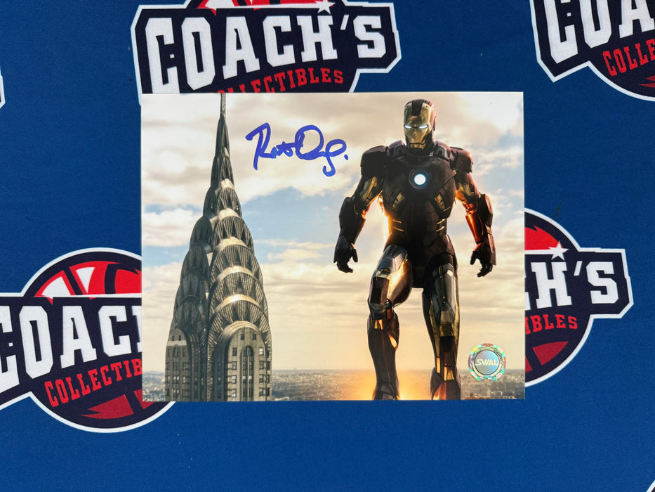Robert Downey Jr Autographed Marvel Iron Man 8x10 Photo (SWAU)