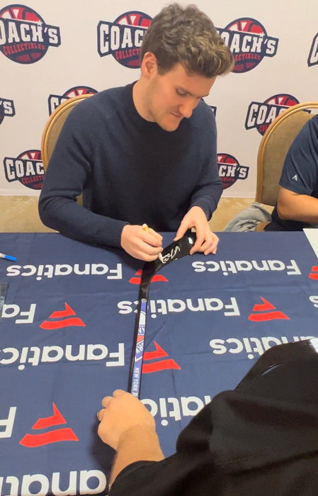 Adam Fox Autographed NY Rangers Mini Hockey Stick (Fanatics)