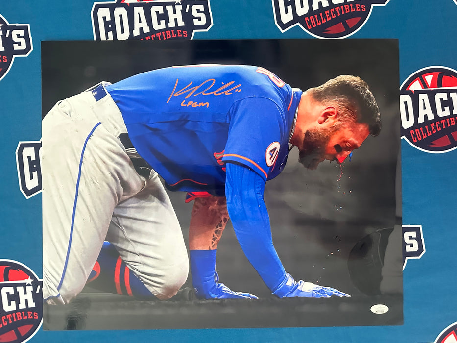 Kevin Pillar Autographed 16x20 Custom Spotlight Photo w/ LFGM Inscription (JSA)