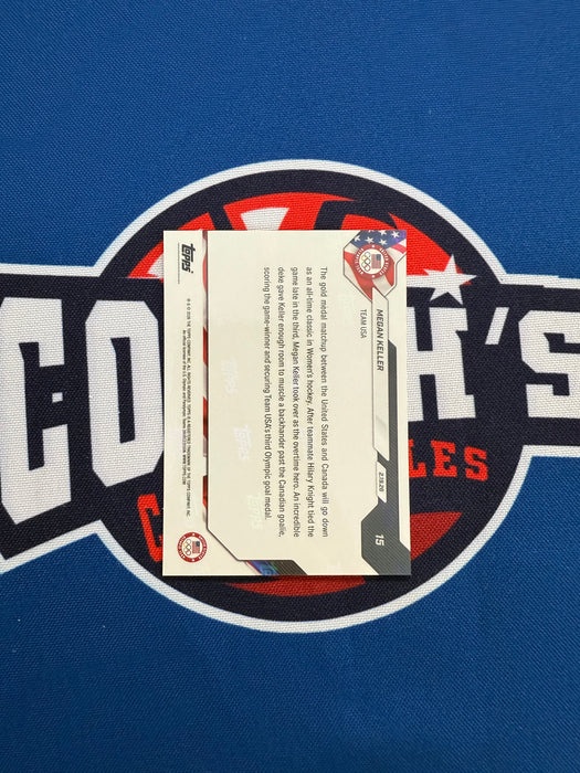 Megan Keller Autographed 2026 Topps Now USA Hockey Card #15 w/ Inscription (GTP)