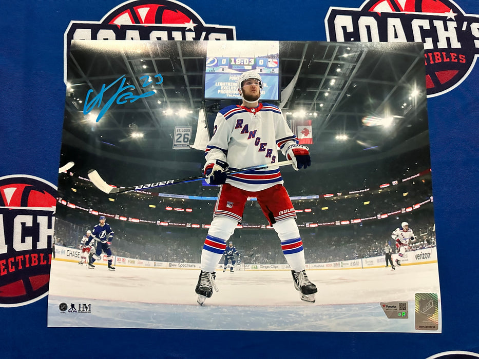 Adam Fox Autographed NY Rangers 11x14 Photo (Fanatics)