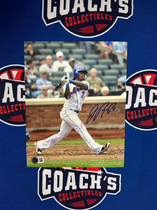 Jose Reyes Autographed 8x10 Photo (Beckett)