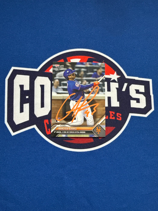 Francisco Alvarez Autographed 2023 Topps NOW Rookie Card #310 (GTP)