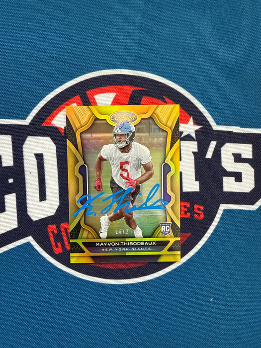 Kayvon Thibodeaux Autographed 2022 Panini Certified 18/25 Rookie Card (GTP)