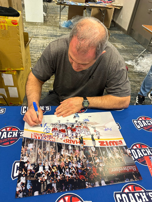 1994 New York Rangers Team Signed 16x20 Celebration Photo w/ 17 Autographs (Beckett)