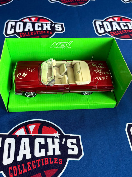 Chazz Palminteri Autographed Red Convertible Die Cast Car w/ Give Her the Door Test (JSA)
