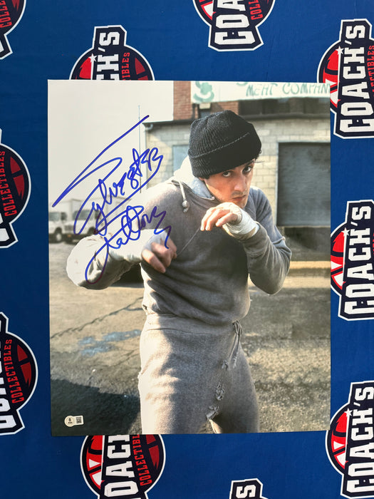 Sylvester Stallone Autographed "Rocky" 16x20 Photo (Beckett)