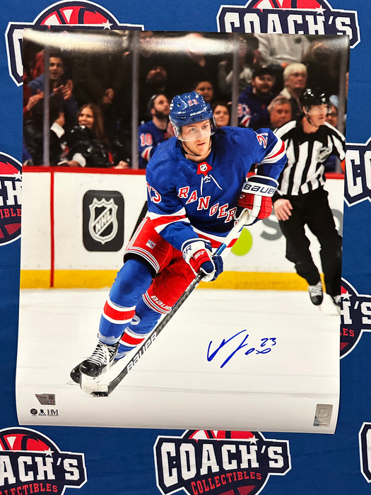 Adam Fox Autographed NY Rangers 16x20 Photo (Fanatics)