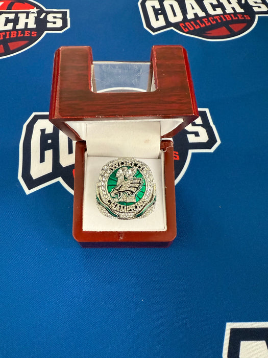 Philadelphia Eagles Replica Super Bowl LIX Ring with Display Box