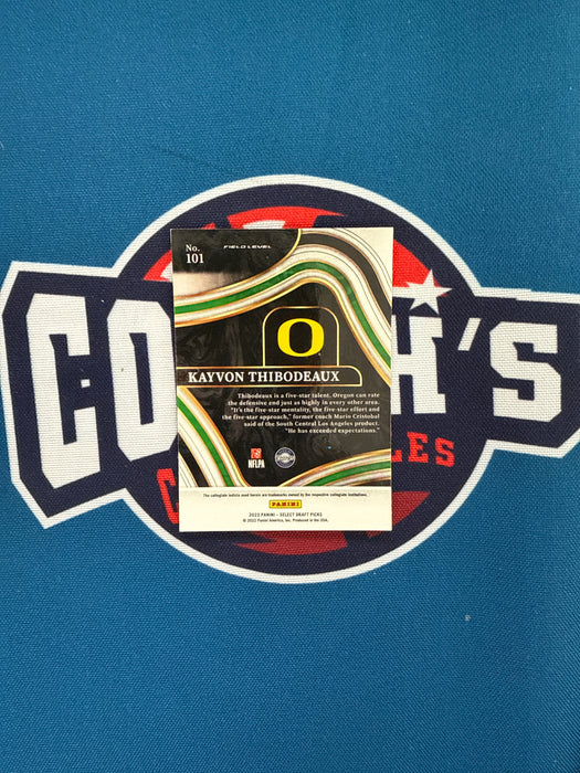 Kayvon Thibodeaux Autographed 2022 Panini Select Draft Picks Rookie Card (GTP)