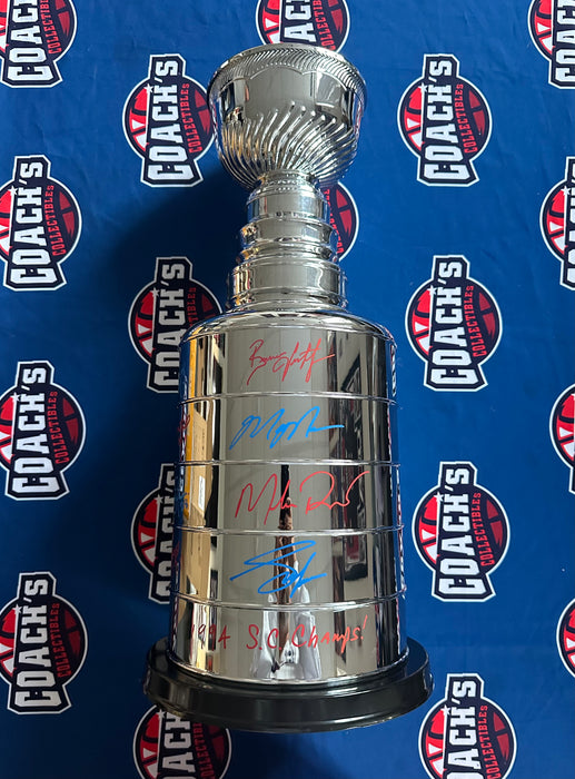 1994 New York Rangers Team Signed Full Size 25" Stanley Cup Trophy w/ 17 Autographs (Beckett)