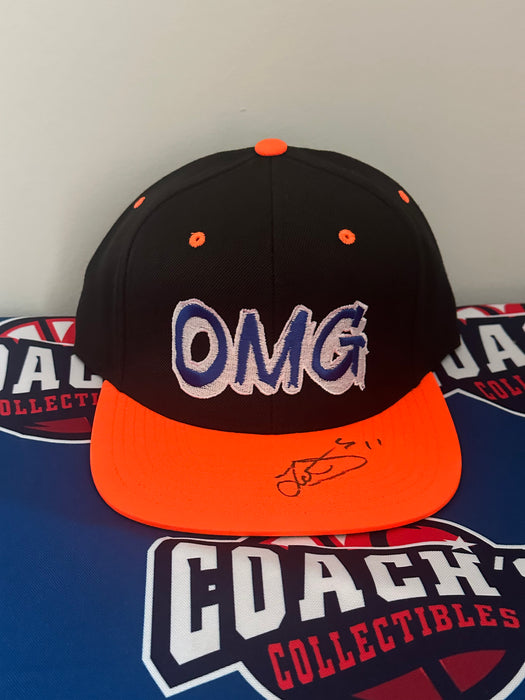 Jose Iglesias Autographed Adult OMG Snapback Hat (Beckett)