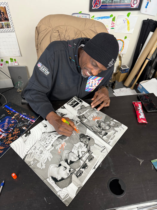 FRAMED 1986 Mets Multi Signed 16x20 Photo (JSA)