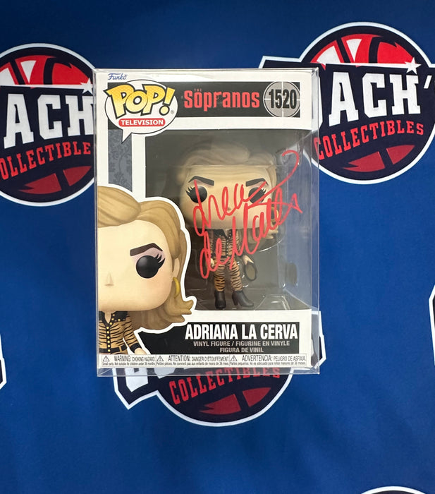 Drea de Matteo Autographed "Adriana La Cerva" Sopranos Funko Pop #1520 (Beckett)