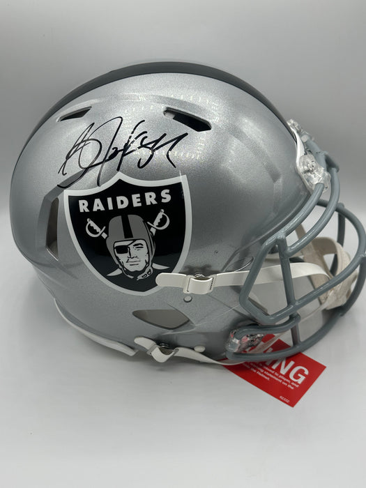 Bo Jackson Autographed Raiders Full Size Speed Authentic Helmet (Beckett)