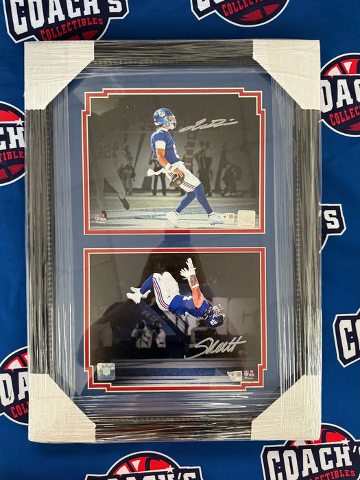 FRAMED Jaxson Dart & Cam Skattebo DUAL Autographed 8x10 Spotlight Photos (Fanatics)