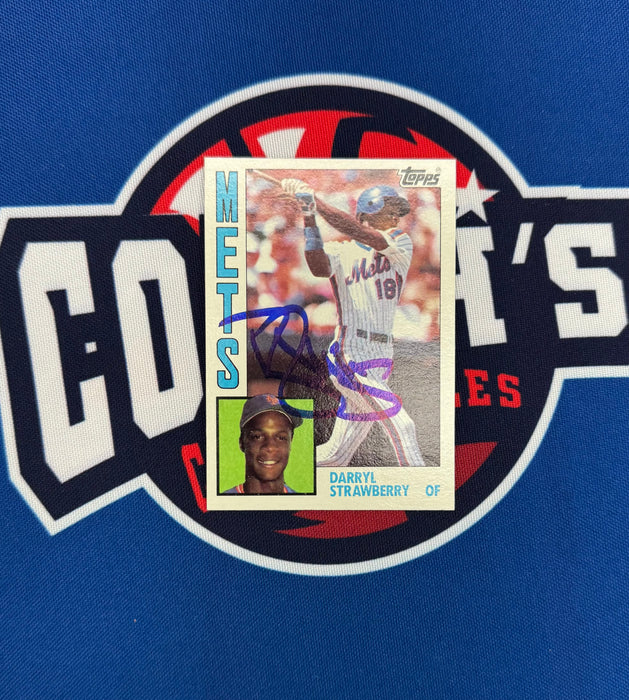 Darryl Strawberry Autographed 1984 Topps Rookie Card (GTP)