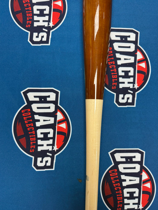 Ronny Mauricio Autographed GAME USED Bat from 2025 Season w/ Inscr (JSA)