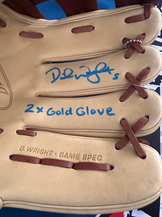 David Wright Autographed Full Size Wilson A2K Player Model Game Fielding Glove w/ 2x Gold Glove (JSA)