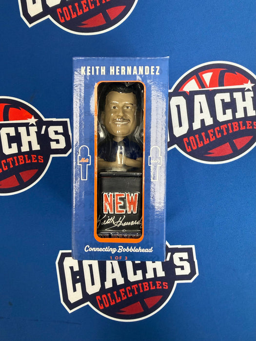 Keith Hernandez Autographed NY Mets GKR Connecting SGA Bobblehead (JSA)