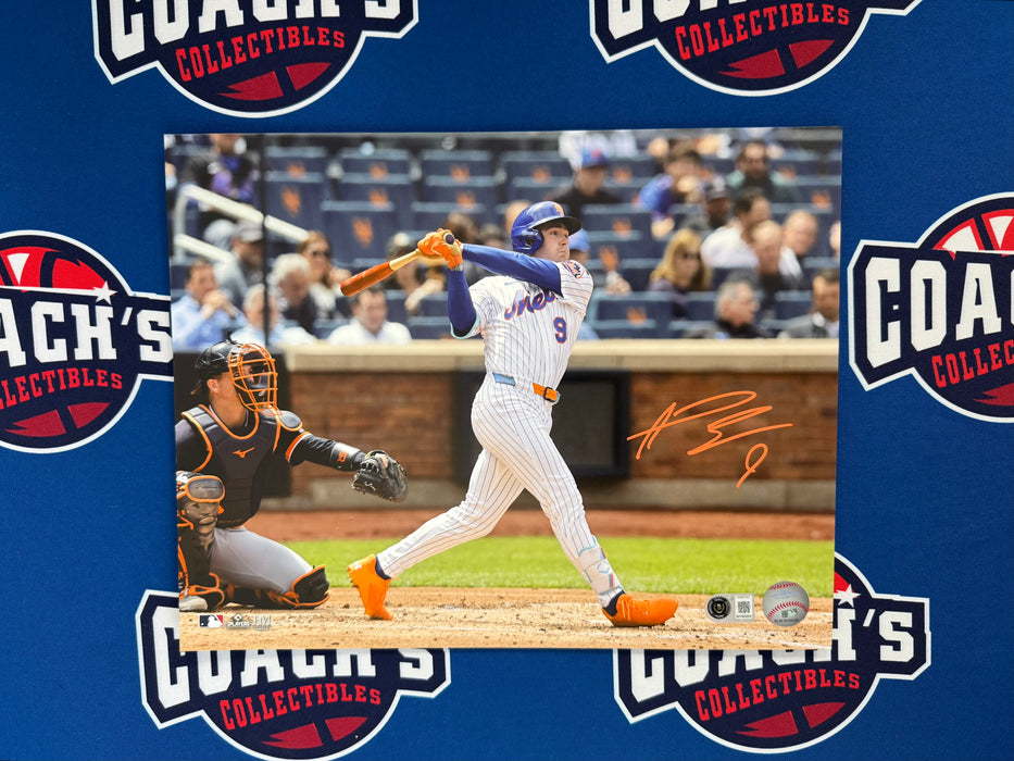 AJ Ewing Autographed 11x14 Home Run at Citi Field Photo (Beckett)