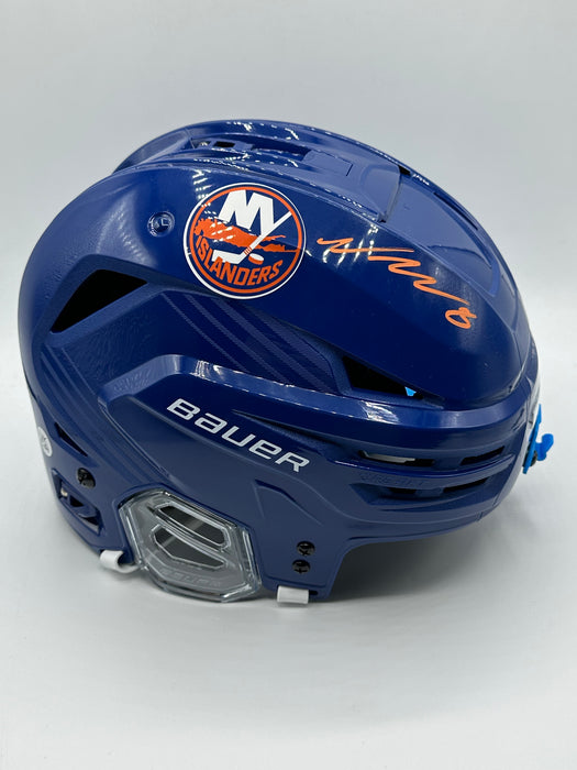Noah Dobson Autographed Full Size Bauer Hockey Helmet (Fanatics)