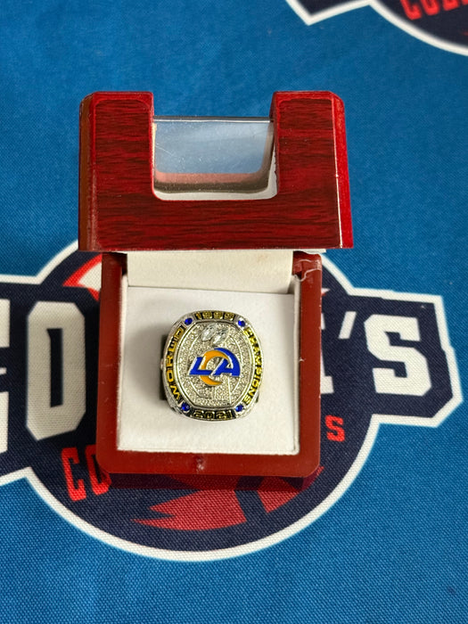 Los Angeles Rams Super Bowl LVI Replica Ring w/ Display Box