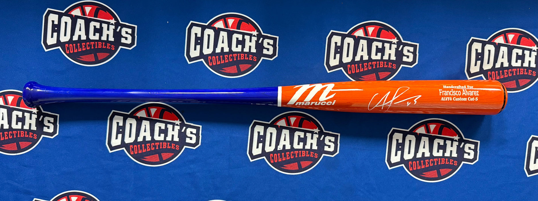 Francisco Alvarez Autographed Marucci Game Model Bat (JSA)