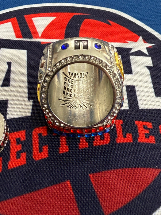 Oklahoma City Thunder Replica 2025 NBA Championship Ring (SGA-MVP)