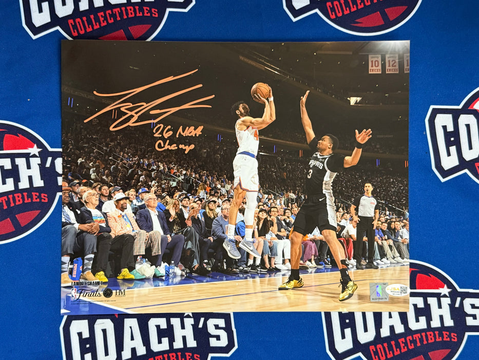 Landry Shamet Autographed 11x14 Photo w/ 26 NBA Champ (JSA)