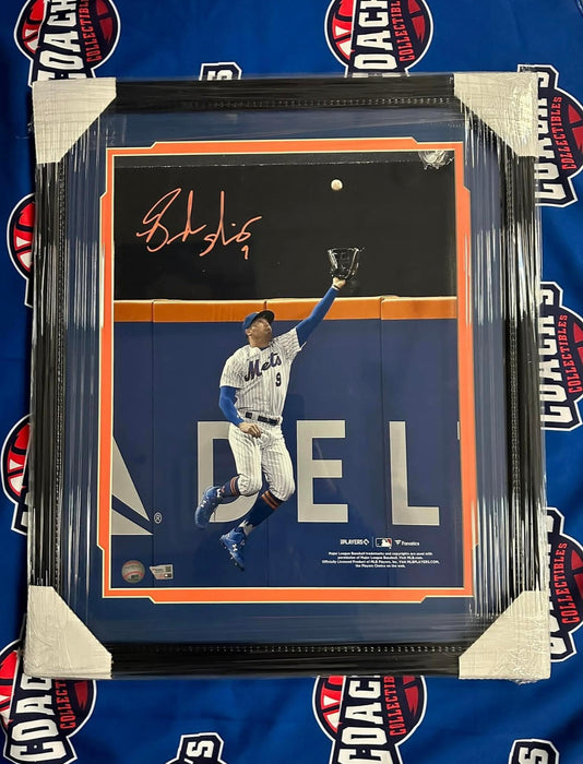 FRAMED Brandon Nimmo Autographed 16x20 The Catch Photo (Fanatics)