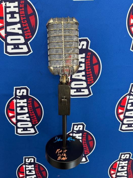 Howie Autographed 15” Vintage Mini Broadcaster Microphones w/ Put it in the Books (JSA)
