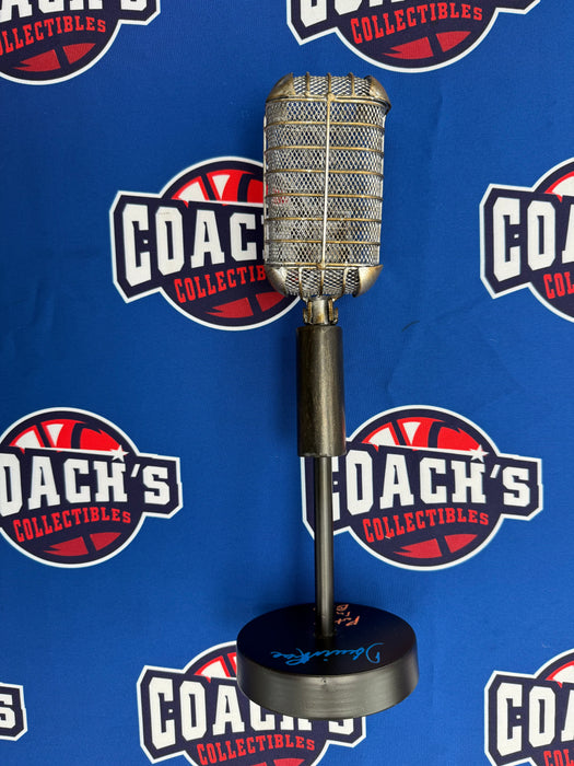 Howie Autographed 15” Vintage Mini Broadcaster Microphones w/ Put it in the Books (JSA)