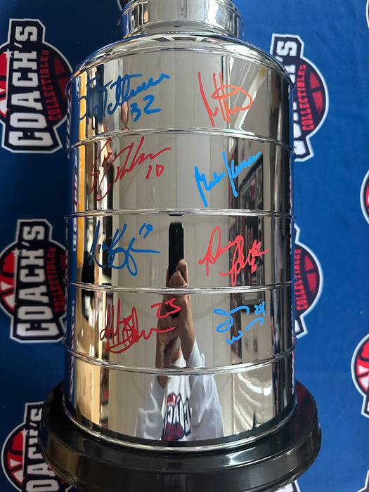 1994 New York Rangers Team Signed Full Size 25" Stanley Cup Trophy w/ 17 Autographs (Beckett)