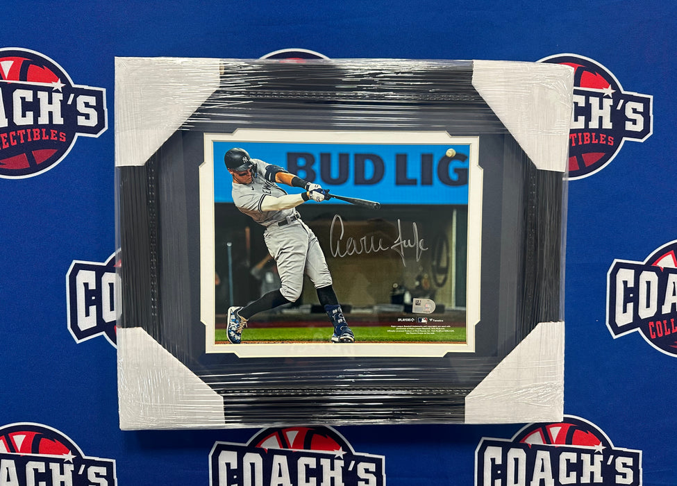 FRAMED Aaron Judge Autographed 8x10 62nd HR Photo (MLB)