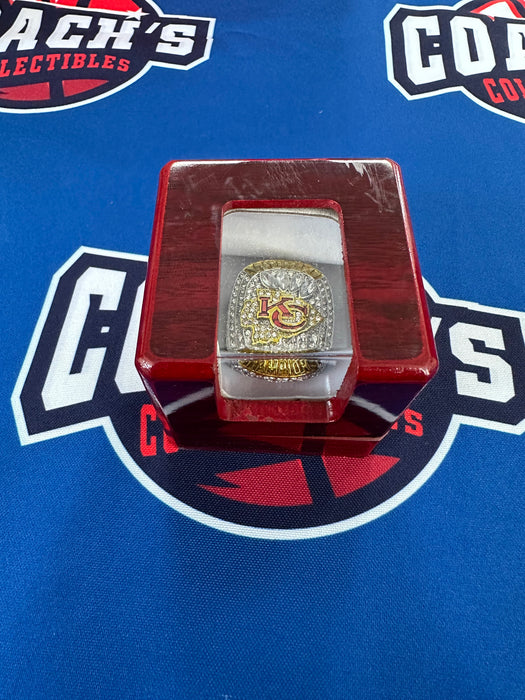 Patrick Mahomes Super Bowl LVIII Replica Super Bowl LV Ring with Display Box