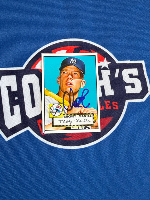 Chazz Palminteri Autographed REPLICA Custom Mickey Mantle Card w/ Bronx Tale Quotes (GTP)