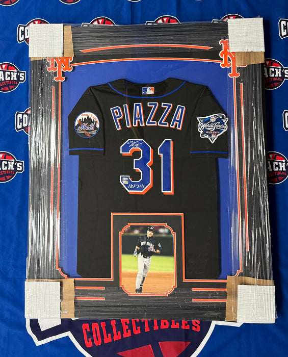 FRAMED Mike Piazza NY Mets Authentic Mitchell & Ness Jersey w/ HOF 2016 Inscr (Fanatics/MLB)