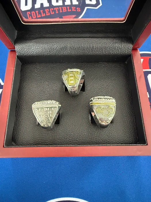 San Francisco Giants REPLICA 3pc World Series Ring Set w/ Display Box