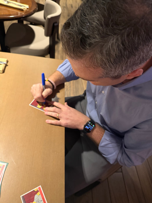 Steve Gelbs Autographed Custom Simpsons SNY Trading Card (GTP)