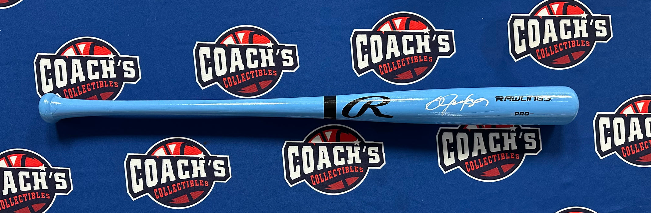 Bo Jackson Autographed Blue “Father’s Day” Rawlings Pro Model Bat (Beckett)
