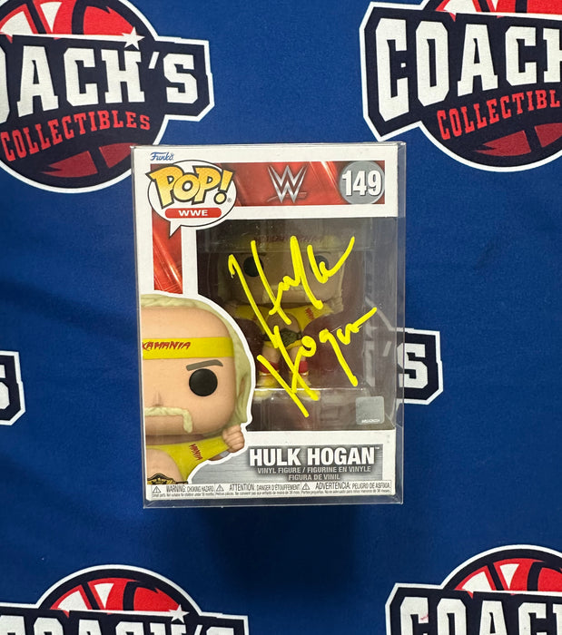 Hulk Hogan Autographed Funko Pop #149 (Beckett)
