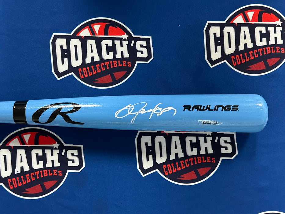 Bo Jackson Autographed Blue “Father’s Day” Rawlings Pro Model Bat (Beckett)