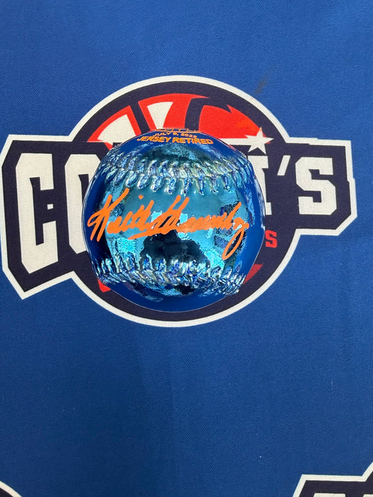Keith Hernandez Autographed Special Edition CHROME Baseball (JSA)